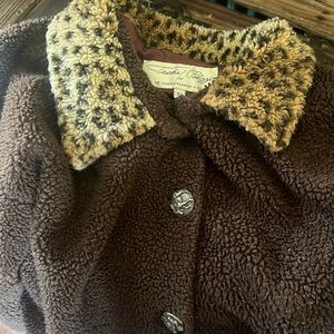 Tasha polizzi fuzzy horse jacket